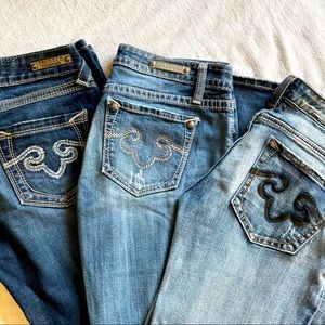 Bootcut Bundle 3 Express Blue Jeans👖 👖👖